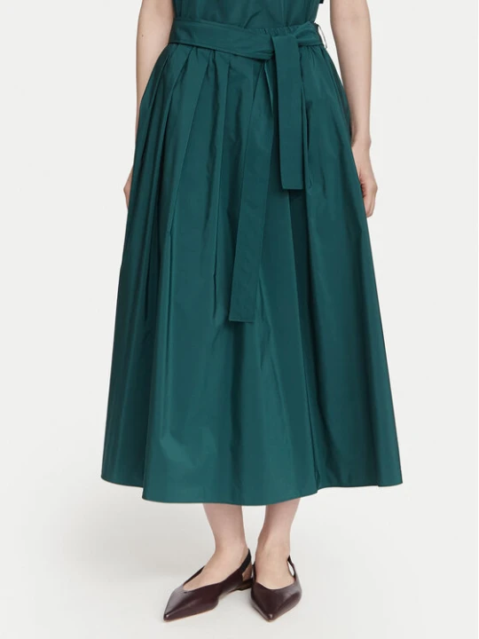 Zdjęcie produktu Weekend Max Mara Spódnica midi Alpaca 2625106041 Zielony ciemny Regular Fit