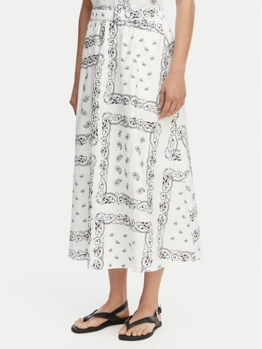 Zdjęcie produktu Weekend Max Mara Spódnica midi Caravan 2615101082 Biały Regular Fit