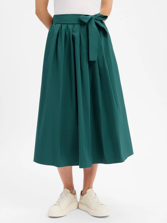 Zdjęcie produktu Weekend Max Mara Spódnica plisowana Kobiety Bawełna zielony