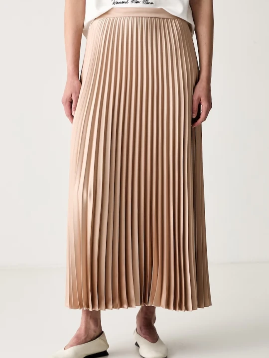 Zdjęcie produktu Weekend Max Mara spódnica plisowana WKDNICCHIA beżowy