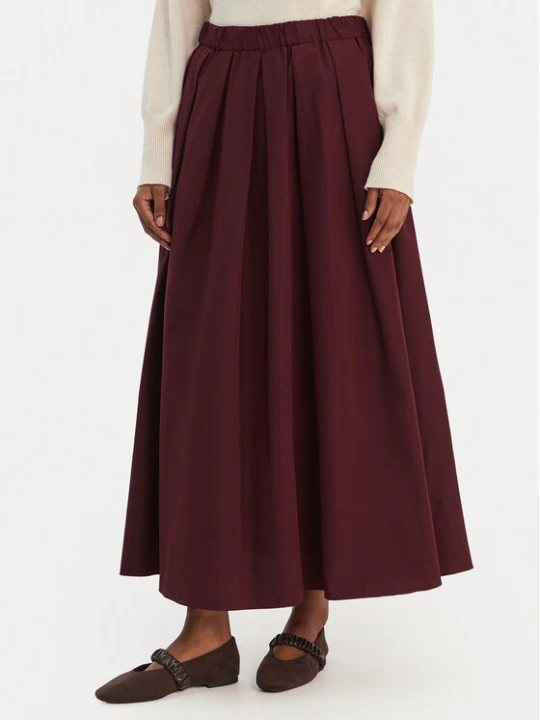 Zdjęcie produktu Weekend Max Mara Spódnica trapezowa Curvato 2615101051 Bordowy Regular Fit