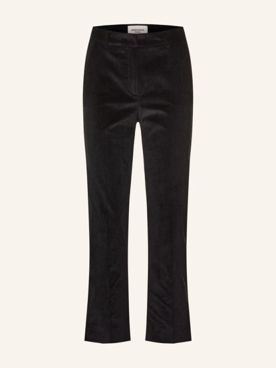 Zdjęcie produktu Weekend Max Mara Spodnie 7 / 8 Marruca Z Sztruksu schwarz CZARNY