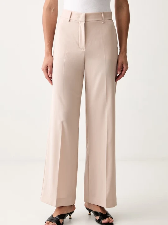 Zdjęcie produktu Weekend Max Mara spodnie damskie wełniane WKDVISIVO beżowy