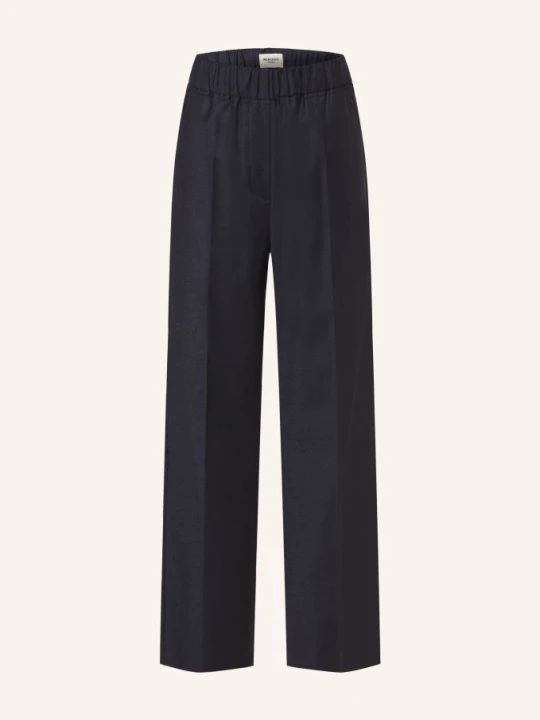 Zdjęcie produktu Weekend Max Mara Spodnie Flanelowe Hateley blau GRANATOWY