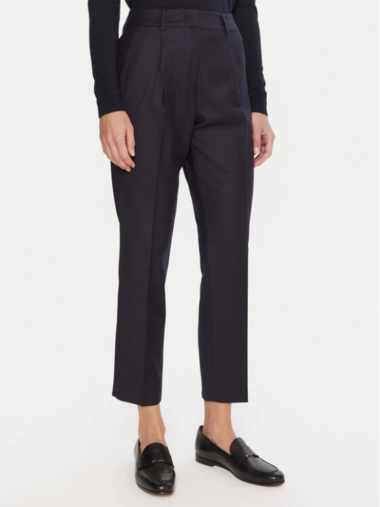Zdjęcie produktu Weekend Max Mara Spodnie materiałowe Caldaia 2525136152 Granatowy Regular Fit