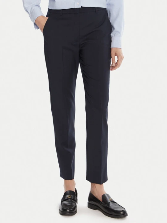 Zdjęcie produktu Weekend Max Mara Spodnie materiałowe Canon 2525136171 Granatowy Slim Fit
