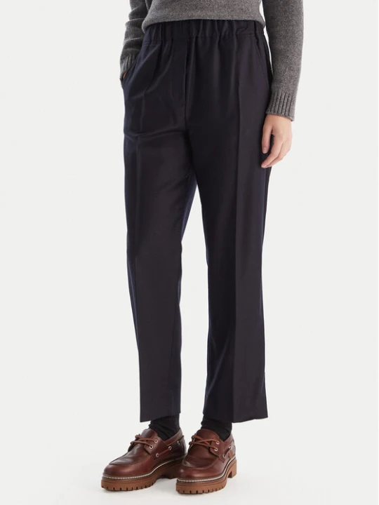 Zdjęcie produktu Weekend Max Mara Spodnie materiałowe Hataley 2525136022 Granatowy Regular Fit