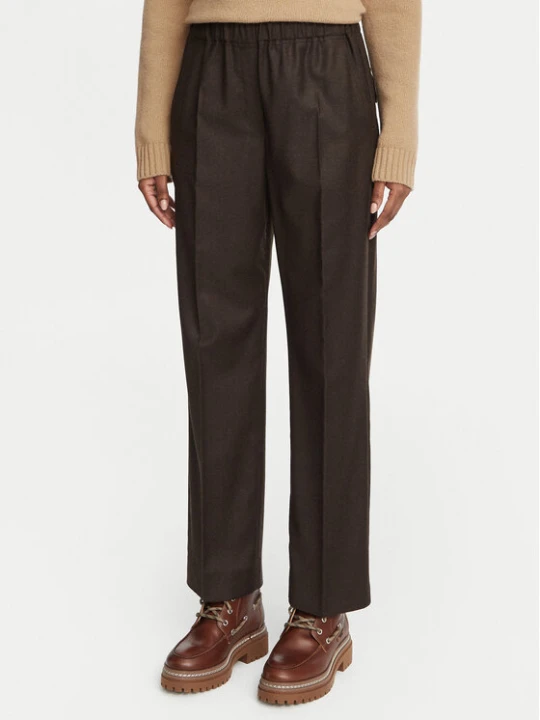 Zdjęcie produktu Weekend Max Mara Spodnie materiałowe Hateley 2625136042 Brązowy Regular Fit