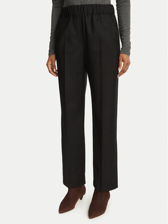 Zdjęcie produktu Weekend Max Mara Spodnie materiałowe Hateley 2625136042 Czarny Regular Fit