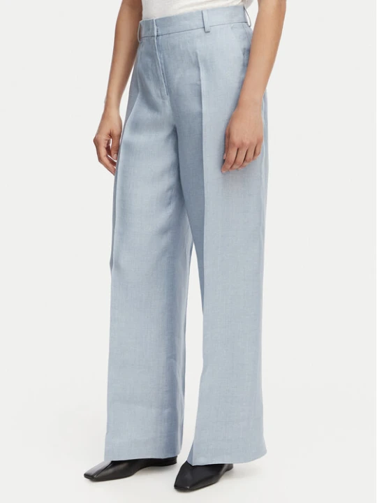 Zdjęcie produktu Weekend Max Mara Spodnie materiałowe Malizia 2615131112 Niebieski jasny Regular Fit