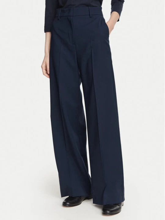 Zdjęcie produktu Weekend Max Mara Spodnie materiałowe Visivo 2625136061 Granatowy Regular Fit