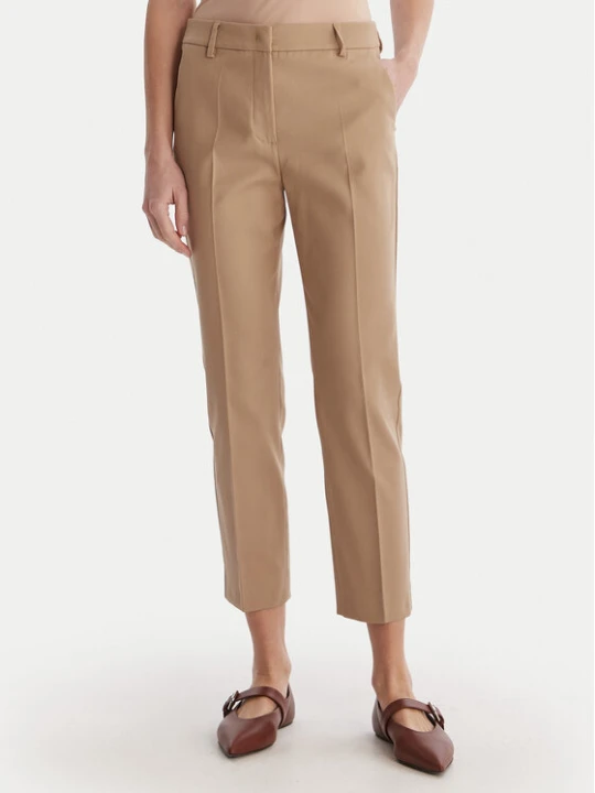 Zdjęcie produktu Weekend Max Mara Spodnie materiałowe Vite 2615131031 Beżowy Slim Fit