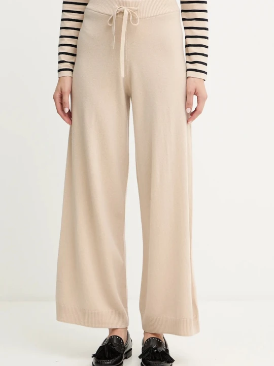 Zdjęcie produktu Weekend Max Mara spodnie wełniane JOSEF beżowy
