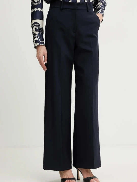 Zdjęcie produktu Weekend Max Mara spodnie wełniane VISIVO granatowy