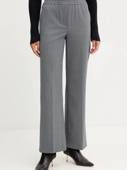 Zdjęcie produktu Weekend Max Mara spodnie z dodatkiem wełny PETRA szary