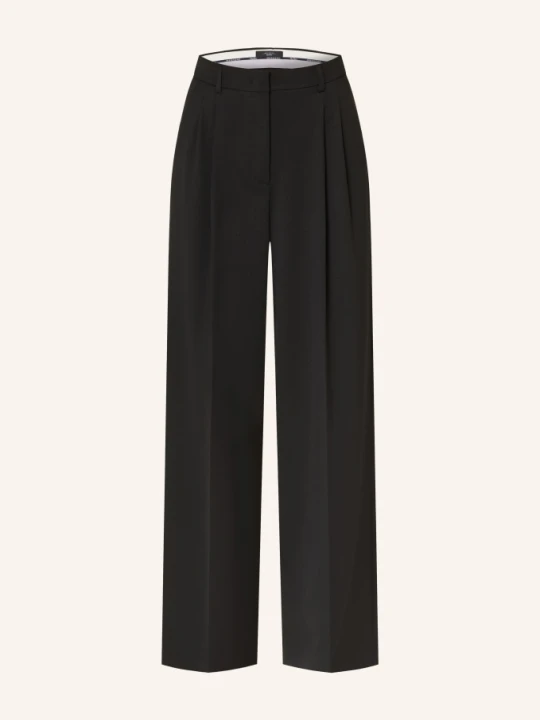 Zdjęcie produktu Weekend Max Mara Spodnie Z Materiału Marle Asta schwarz CZARNY