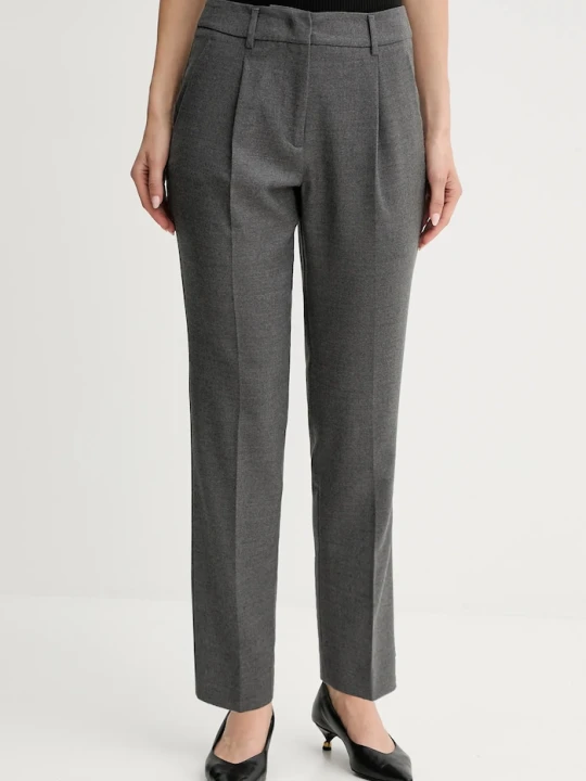 Zdjęcie produktu Weekend Max Mara spodnie z wełną CALDAIA szary