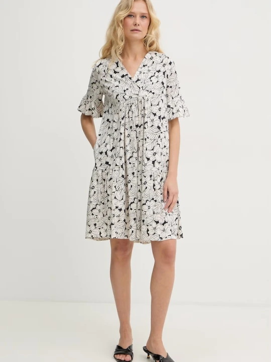 Zdjęcie produktu Weekend Max Mara sukienka bawełniana FUOCO biały