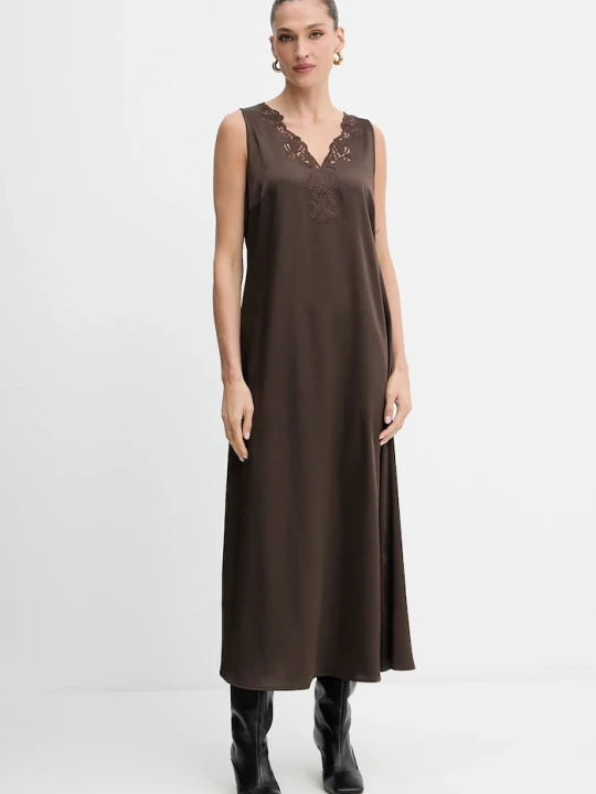 Zdjęcie produktu Weekend Max Mara sukienka CANOSSA brązowy