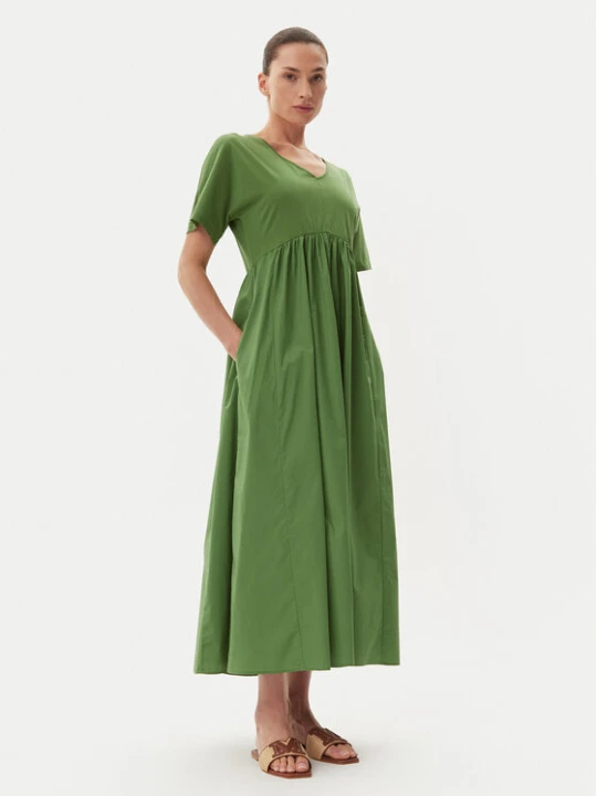 Zdjęcie produktu Weekend Max Mara Sukienka codzienna Brozno 2515621082 Zielony Relaxed Fit