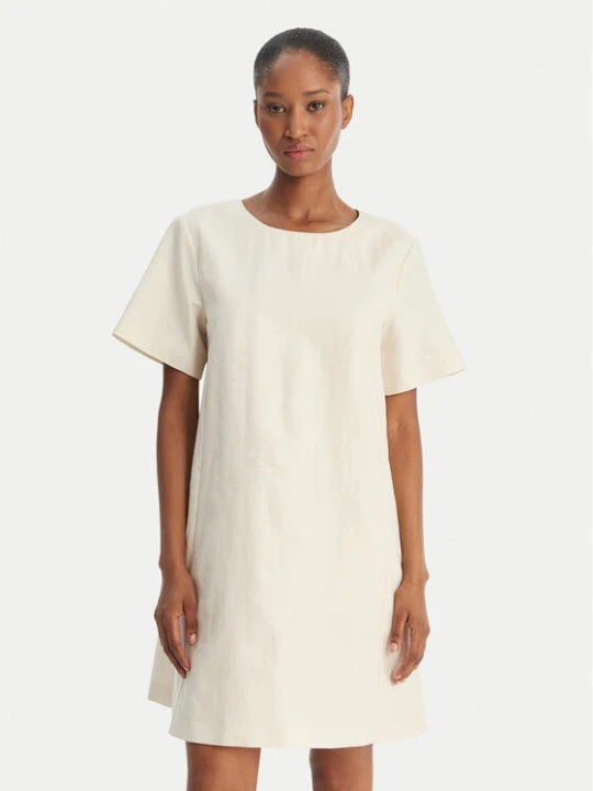 Zdjęcie produktu Weekend Max Mara Sukienka codzienna Daloa 2615221112 Écru Relaxed Fit Kremowy
