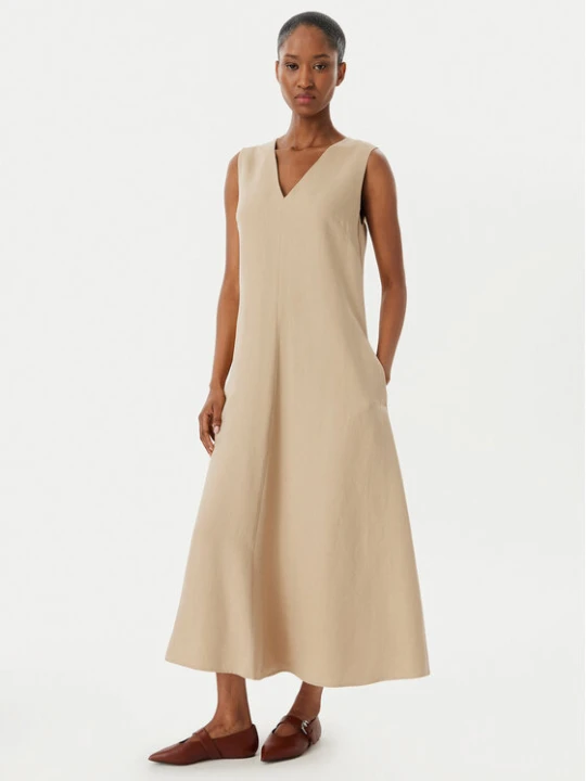 Zdjęcie produktu Weekend Max Mara Sukienka codzienna Egoista 2515221072 Beżowy Regular Fit