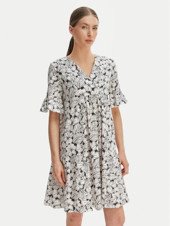 Zdjęcie produktu Weekend Max Mara Sukienka codzienna Fuoco 2615621072 Beżowy Regular Fit