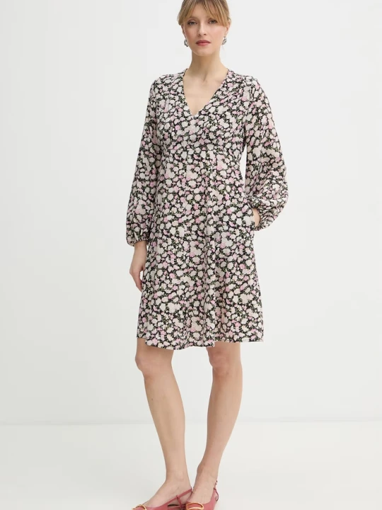 Zdjęcie produktu Weekend Max Mara sukienka jedwabna QUIZ czarny