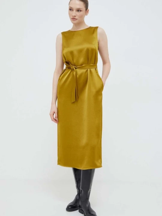 Zdjęcie produktu Weekend Max Mara sukienka żółty