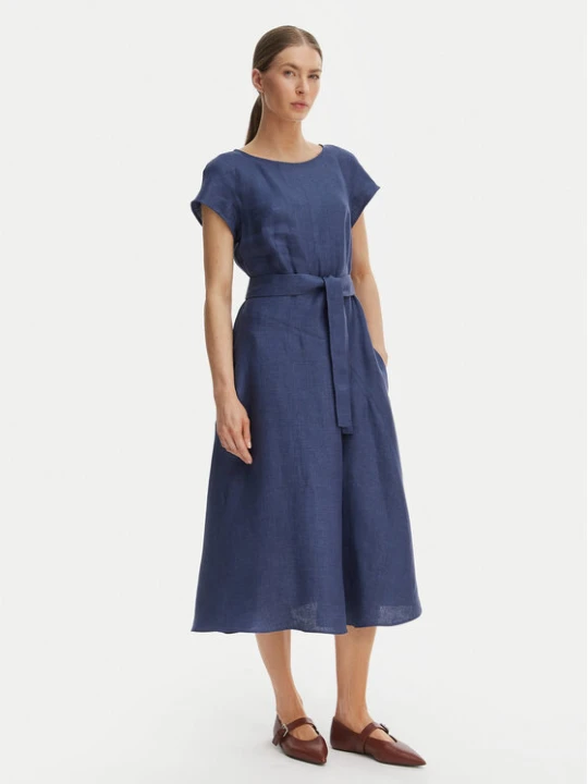 Zdjęcie produktu Weekend Max Mara Sukienka letnia Esordio 2615221052 Granatowy Regular Fit