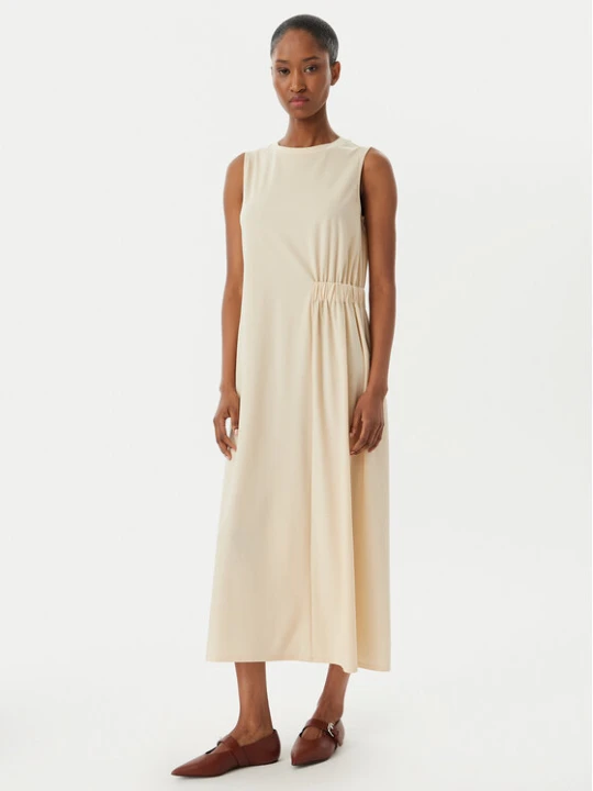 Zdjęcie produktu Weekend Max Mara Sukienka letnia Tenebre 2515621032 Écru Regular Fit Kremowy