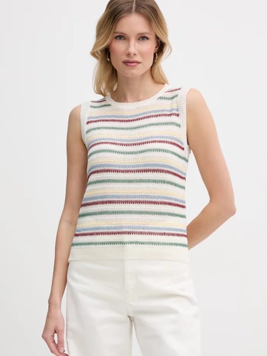 Zdjęcie produktu Weekend Max Mara sweter damski lniany PIUMA beżowy