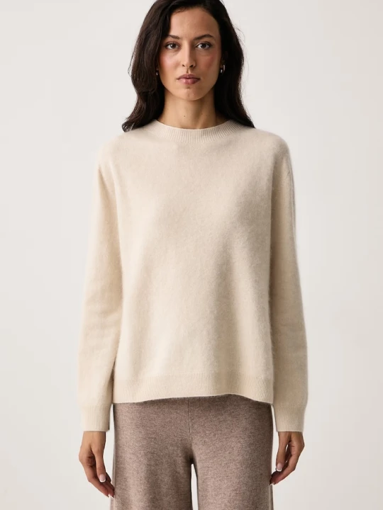 Zdjęcie produktu Weekend Max Mara sweter damski wełniany WKDECO beżowy