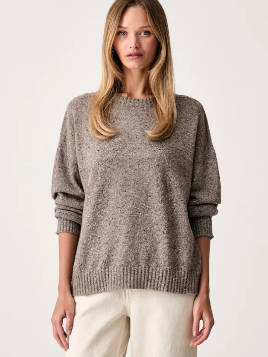Zdjęcie produktu Weekend Max Mara sweter damski z wełną WKDPALCHI brązowy