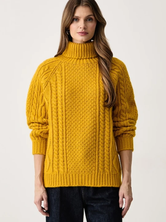 Zdjęcie produktu Weekend Max Mara sweter damski z wełną WKSSARONG żółty