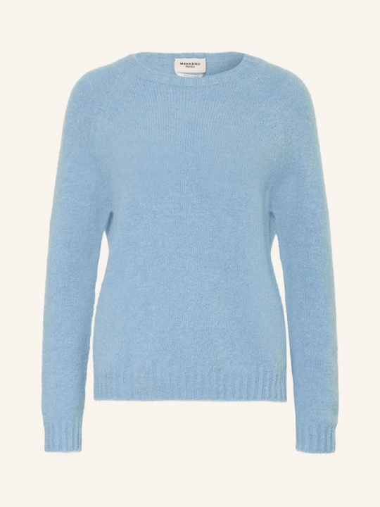 Zdjęcie produktu Weekend Max Mara Sweter Ghiacci Z Alpaki blau JASNONIEBIESKI