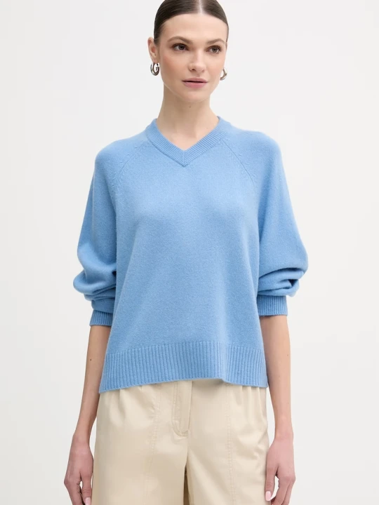 Zdjęcie produktu Weekend Max Mara sweter kaszmirowy CENTRO niebieski