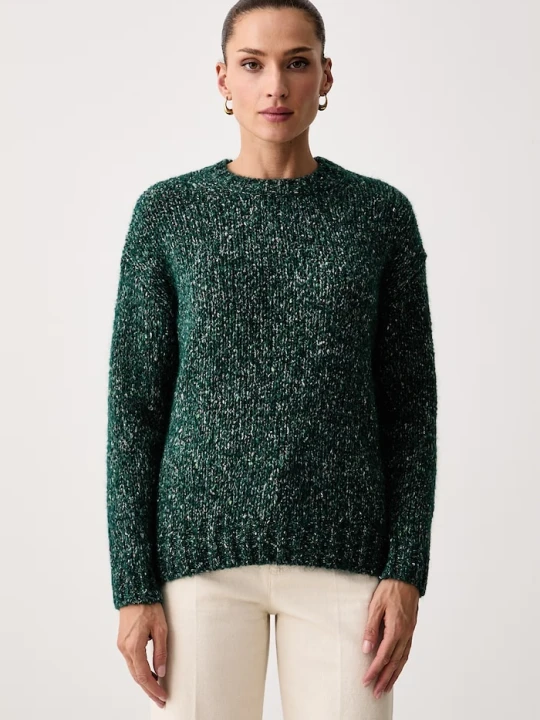 Zdjęcie produktu Weekend Max Mara sweter rozpinany damski z wełną WKDHOBBY zielony