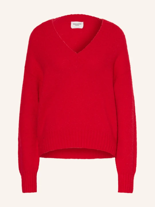 Zdjęcie produktu Weekend Max Mara Sweter Visita rot CZERWONY