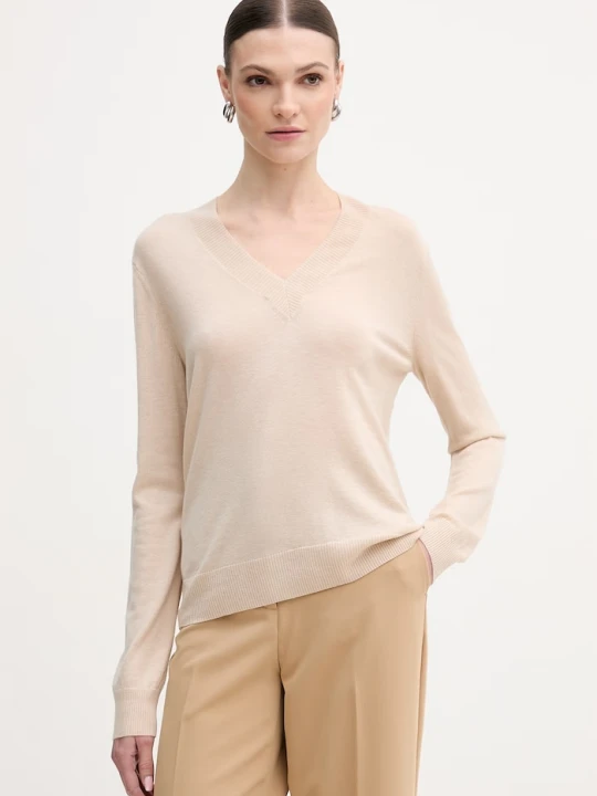 Zdjęcie produktu Weekend Max Mara sweter wełniany ESTREMO beżowy