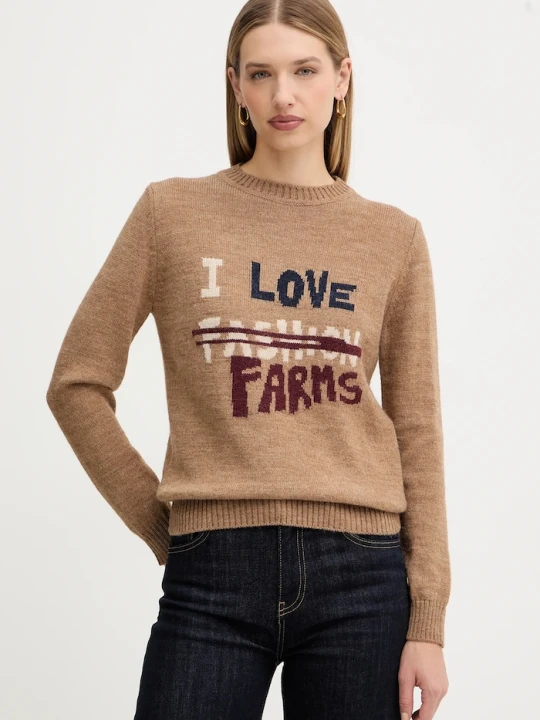 Zdjęcie produktu Weekend Max Mara sweter z wełną NITRA beżowy