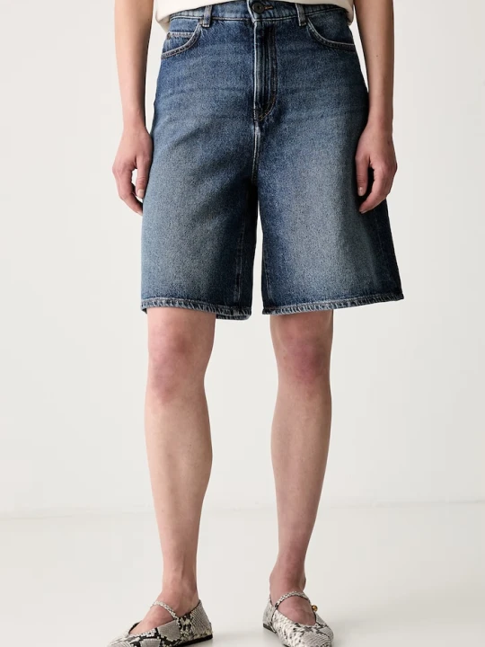Zdjęcie produktu Weekend Max Mara szorty damskie jeansowe WKDDONNOLA niebieski