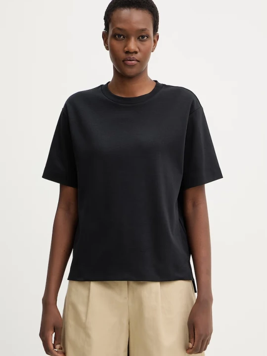 Zdjęcie produktu Weekend Max Mara t-shirt bawełniany MULTID czarny