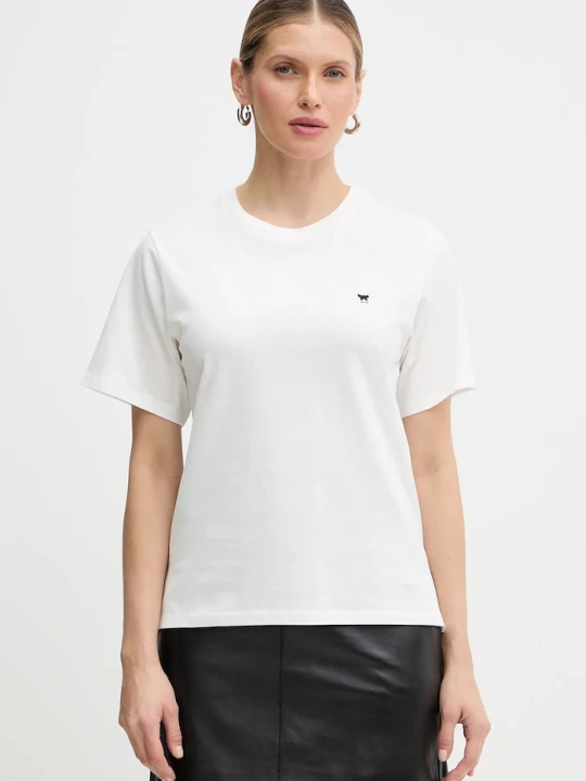 Zdjęcie produktu Weekend Max Mara t-shirt bawełniany VENACO biały