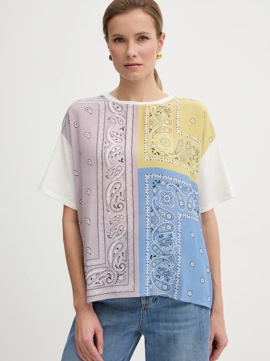 Zdjęcie produktu Weekend Max Mara t-shirt damski PAMPAS niebieski