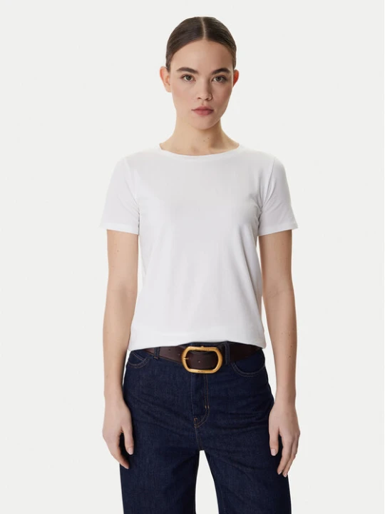 Zdjęcie produktu Weekend Max Mara T-Shirt Multib 2615971021 Biały Regular Fit