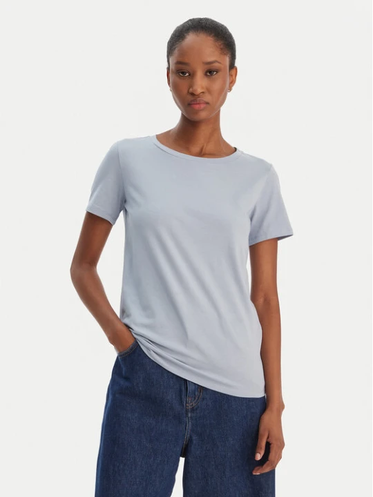 Zdjęcie produktu Weekend Max Mara T-Shirt Multib 2615971021 Błękitny Regular Fit Niebieski jasny