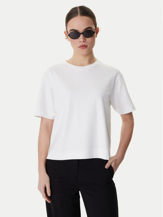 Zdjęcie produktu Weekend Max Mara T-Shirt Multid 2615941031 Biały Relaxed Fit