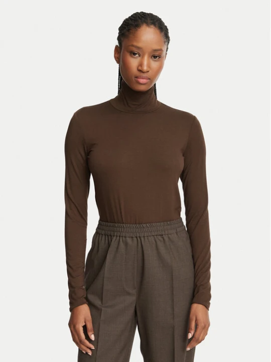 Zdjęcie produktu Weekend Max Mara Golf Multif 2625946012 Brązowy ciemny Regular Fit