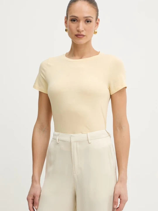 Zdjęcie produktu Weekend Max Mara t-shirt MULTIF żółty